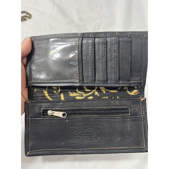 J.L. SALDIVAR hand Tooled Leather Black - Picture 4 of 15